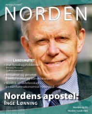 Nordens apostel: - Foreningen Norden