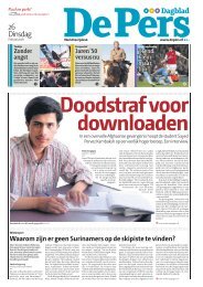 Dagblad De Pers, 26 februari 2008 - Annita Lageweg