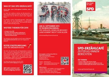 SPD-ERZÄHLCAFÉ - SPD Bremerhaven Mitte