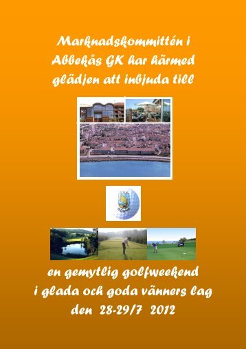 Golfresan 2012 som går till Bornholm 1.58 Mb PDF - Abbekås GK