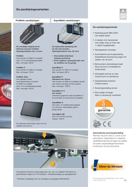 Hormann- sectional-garagepoorten -NL.pdf - Garagedoors.be