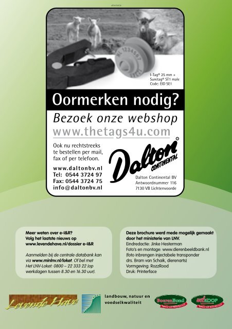 Oormerken nodig? - Levende Have