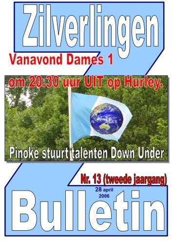Zilverlingenbulletin #13 - Pinoke Zilverlingen