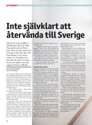 Inte självklart att återvända till Sverige (pdf)