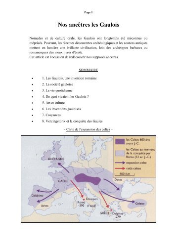 Nos ancêtres les Gaulois