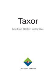 Taxor 2013.indd - Oxelösunds Hamn
