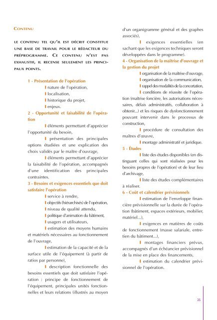 La programmation des bâtiments publics - Certu