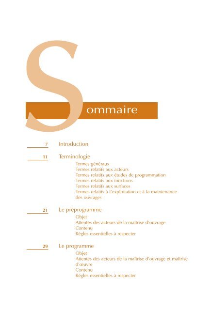 La programmation des bâtiments publics - Certu