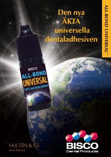 Ladda ner pdf broschyren om All-Bond Universal som ... - Hultén & Co