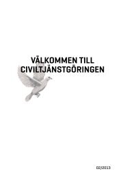 VÄLKOMMEN TILL CIVILTJÄNSTGÖRINGEN