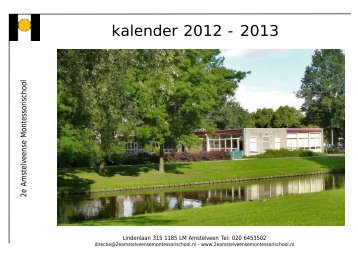 Kalender - 2e Amstelveense Montessorischool