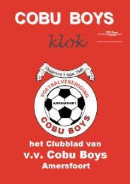 clubblad - Cobu Boys Amersfoort