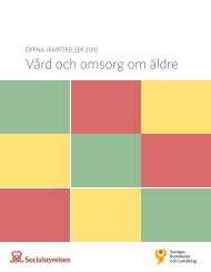 Öppna jämförelser 2010 – Vård och omsorg om äldre - Webbutik ...