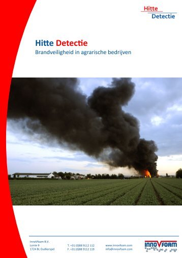 Brochure brandveiligheid in agrarische bedrijven - Hitte Detectie