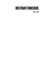 INSTRUKTIONSBOK - Maritim Slip & Motor AS