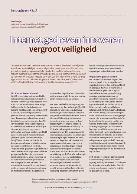 Magazine nationale veiligheid en crisisbeheersing - Nationaal ...