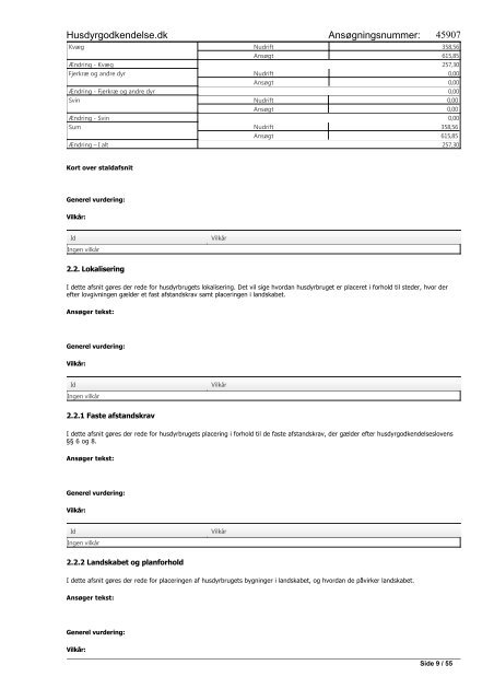 Tillæg til miljøgodkendelse - Vesthimmerlands Kommune