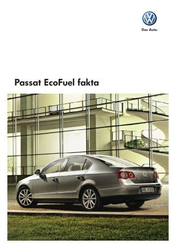 Passat EcoFuel fakta