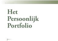 Het persoonlijk portfolio - Expertisepunt