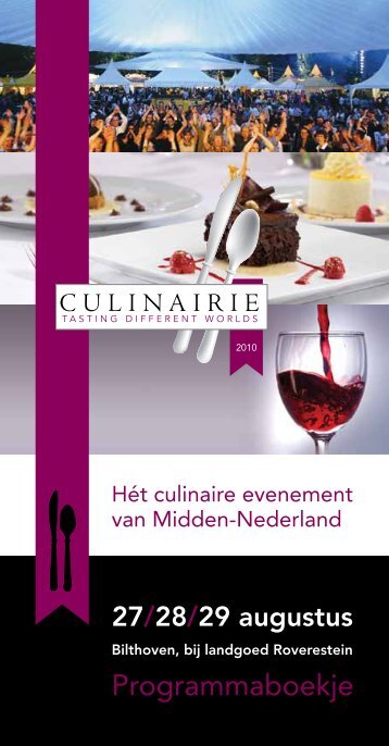 Hét culinaire evenement van Midden-Nederland - Culinairie