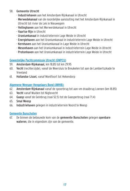 Kleine Lijst van Viswateren 2013 - HSV Rijnsburg