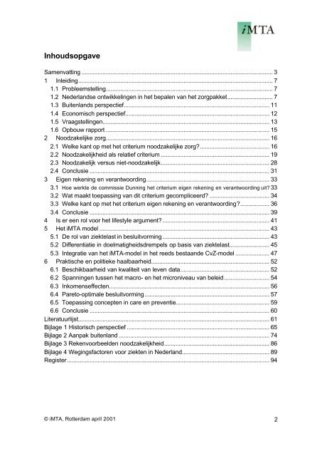 Breedte geneesmiddelenpakket - Index of