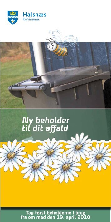 Nye beholdere til dit affald - sommerhuse - Halsnæs forsyning