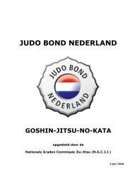 JUDO BOND NEDERLAND - Jiu Jitsu Leiden