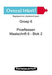 Groep 6 Proeflessen Maatschrift 6 - Blok 2 - ThiemeMeulenhoff