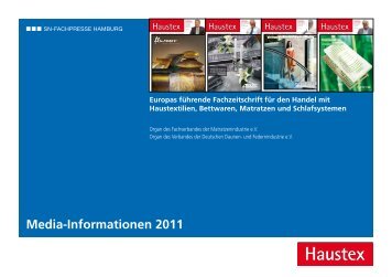 Media-Informationen 2011 - beim SN-Fachpresse Verlag