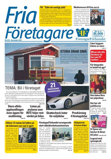 TEMA: Bil i företaget - Företagarförbundet