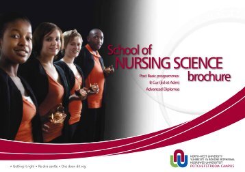 School of Nursing Science - Potchefstroom University