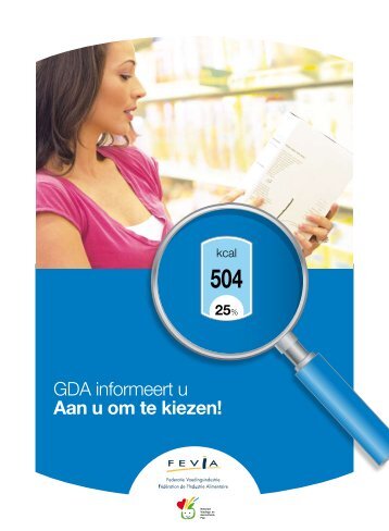 GDA of Dagelijkse Voedingsrichtlijn - Guideline Daily Amounts