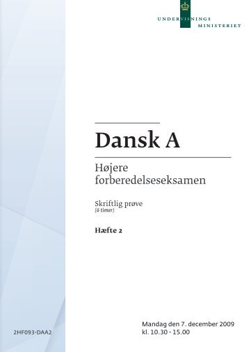 December 2009 2 - Dansk