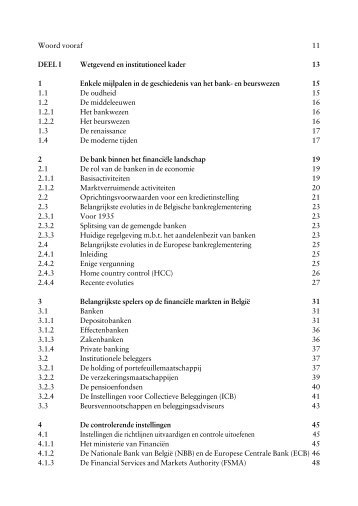 Woord vooraf 11 DEEL I Wetgevend en institutioneel kader ... - Hoger