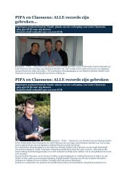 PIPA en Claessens: ALLE records zijn gebroken...