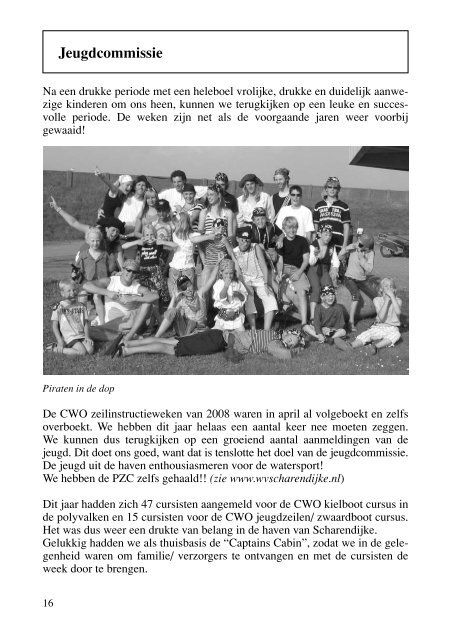 (Clubblad 3) december 2008 - Watersport Vereniging Scharendijke