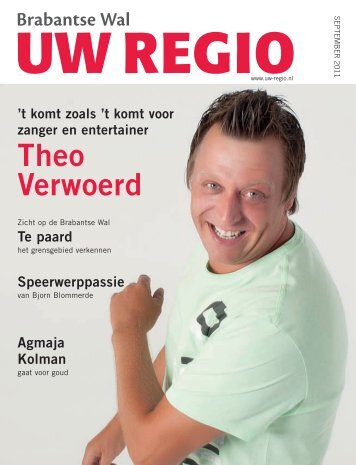 Theo Verwoerd, zanger en entertainer - Uw Regio