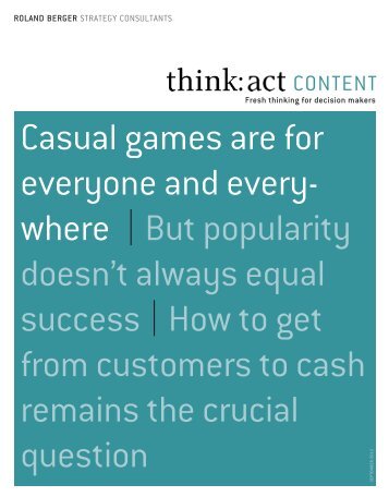 Casual Gaming - Roland Berger