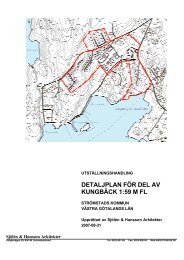 DETALJPLAN FÖR DEL AV KUNGBÄCK 1:59 M FL - Strömstad