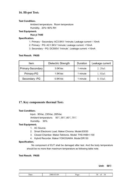 DVT Report - Powerbox