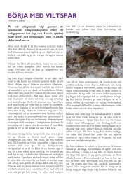 Läs artikel om viltspårning från 2012 - Svenska Collieklubben