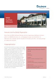 WEKA Kaufhaus Wittmann - DocuWare