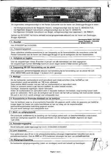 sociaal programmatie-akkoord - FOD Werkgelegenheid, Arbeid en ...