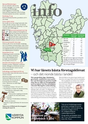 Info maj - Härryda kommun