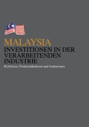investitions-fördermassnahmen - Malaysian Industrial Development ...