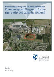 Forslag til Kommuneplantillæg nr 21 for design outlet center i Billund