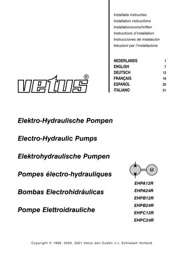 Elektro-Hydraulische Pompen Electro-Hydraulic ... - Nordstern Trolling