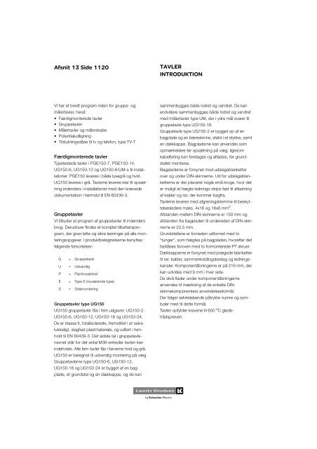 Varmetabsberegning af tavler fra (LK Katalog 2012) - Tekniske ...