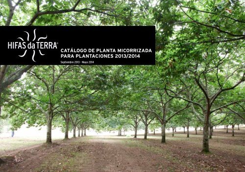CATÁLOGO DE PLANTA MICORRIZADA PARA PLANTACIONES 2013/2014